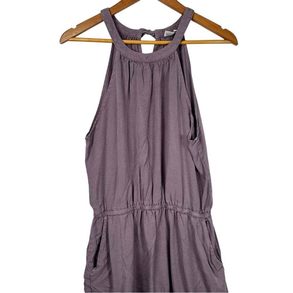 Tentree Cyprus Dress Women’s Size Large Purple 100% Tencel EcoCore Vacation - Picture 4 of 12